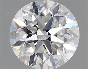 Picture of Natural Diamond 0.50 Carats, Round with Good Cut, I Color, VVS1 Clarity and Certified by GIA