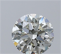 Natural Diamond 0.56 Carats, Round with Excellent Cut, I Color, VS1 Clarity and Certified by IGI