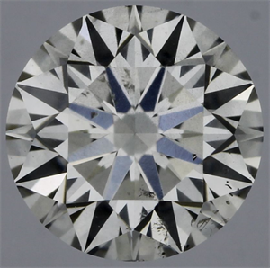 Picture of Natural Diamond 0.40 Carats, Round with Excellent Cut, I Color, SI2 Clarity and Certified by GIA