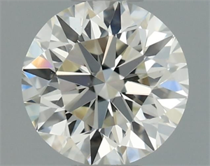 Picture of Natural Diamond 0.41 Carats, Round with Excellent Cut, H Color, VS1 Clarity and Certified by IGI