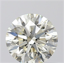 Natural Diamond 0.50 Carats, Round with Excellent Cut, J Color, VS1 Clarity and Certified by IGI