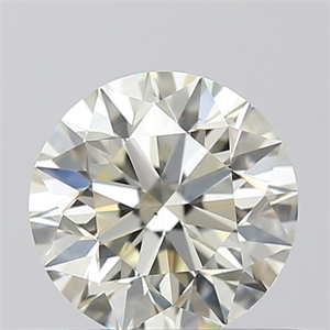 Picture of Natural Diamond 0.50 Carats, Round with Excellent Cut, J Color, VS1 Clarity and Certified by IGI