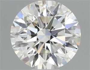 Picture of Natural Diamond 0.51 Carats, Round with Excellent Cut, K Color, VVS1 Clarity and Certified by GIA