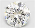 Natural Diamond 2.01 Carats, Round with Excellent Cut, I Color, SI2 Clarity and Certified by GIA