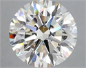 Natural Diamond 3.15 Carats, Round with Excellent Cut, K Color, VVS2 Clarity and Certified by GIA