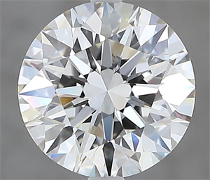 Picture of Natural Diamond 2.01 Carats, Round with Excellent Cut, H Color, VS1 Clarity and Certified by GIA