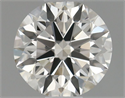 Natural Diamond 0.40 Carats, Round with Excellent Cut, J Color, VVS1 Clarity and Certified by GIA