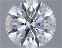 Natural Diamond 0.40 Carats, Round with Excellent Cut, H Color, VS2 Clarity and Certified by GIA