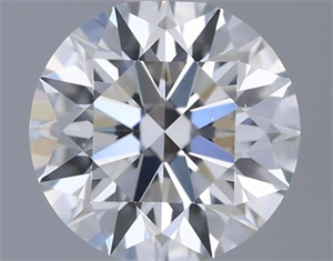 Picture of Natural Diamond 0.40 Carats, Round with Excellent Cut, H Color, VS2 Clarity and Certified by GIA