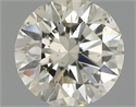 Natural Diamond 0.65 Carats, Round with Excellent Cut, J Color, SI1 Clarity and Certified by IGI