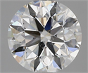 Natural Diamond 2.01 Carats, Round with Excellent Cut, G Color, SI2 Clarity and Certified by GIA