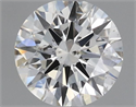 Natural Diamond 0.50 Carats, Round with Excellent Cut, I Color, SI1 Clarity and Certified by GIA