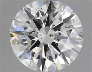 Picture of Natural Diamond 0.50 Carats, Round with Excellent Cut, I Color, SI1 Clarity and Certified by GIA