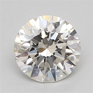 Picture of Natural Diamond 0.40 Carats, Round with Excellent Cut, I Color, VVS2 Clarity and Certified by GIA