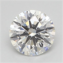 Natural Diamond 0.41 Carats, Round with Excellent Cut, F Color, VS1 Clarity and Certified by GIA