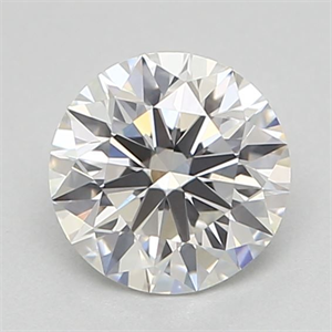 Picture of Natural Diamond 0.41 Carats, Round with Excellent Cut, F Color, VS1 Clarity and Certified by GIA