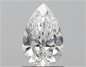 Natural Diamond 1.02 Carats, Pear with  Cut, E Color, VVS1 Clarity and Certified by GIA