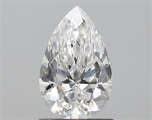 Picture of Natural Diamond 1.02 Carats, Pear with  Cut, E Color, VVS1 Clarity and Certified by GIA