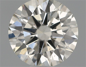 Picture of Natural Diamond 0.50 Carats, Round with Excellent Cut, I Color, SI1 Clarity and Certified by IGI