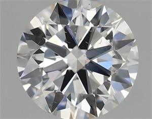 Picture of Natural Diamond 0.40 Carats, Round with Excellent Cut, G Color, SI1 Clarity and Certified by IGI