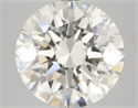 Natural Diamond 5.04 Carats, Round with Excellent Cut, I Color, VVS2 Clarity and Certified by IGI