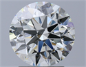 Natural Diamond 2.25 Carats, Round with Excellent Cut, J Color, VS1 Clarity and Certified by GIA