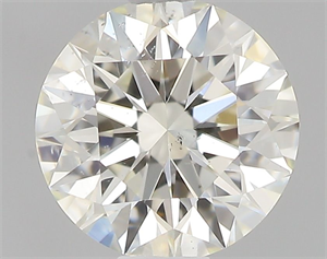 Picture of Natural Diamond 0.55 Carats, Round with Excellent Cut, K Color, SI1 Clarity and Certified by GIA