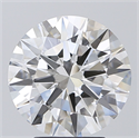 Natural Diamond 4.03 Carats, Round with Excellent Cut, E Color, IF Clarity and Certified by GIA