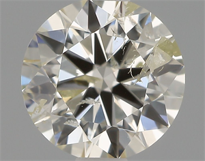 Picture of Natural Diamond 0.70 Carats, Round with Excellent Cut, J Color, I1 Clarity and Certified by IGI