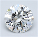 Natural Diamond 2.21 Carats, Round with Excellent Cut, G Color, VVS2 Clarity and Certified by GIA