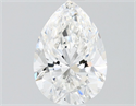 Natural Diamond 1.00 Carats, Pear with  Cut, G Color, VVS1 Clarity and Certified by GIA