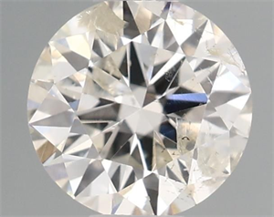 Picture of Natural Diamond 0.41 Carats, Round with Excellent Cut, G Color, I1 Clarity and Certified by IGI