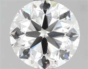 Picture of Natural Diamond 1.50 Carats, Round with Very Good Cut, D Color, IF Clarity and Certified by GIA