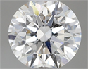 Natural Diamond 0.40 Carats, Round with Excellent Cut, E Color, SI2 Clarity and Certified by GIA