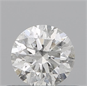 Natural Diamond 0.41 Carats, Round with Excellent Cut, H Color, I1 Clarity and Certified by IGI