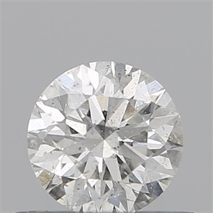 Picture of Natural Diamond 0.41 Carats, Round with Excellent Cut, H Color, I1 Clarity and Certified by IGI