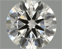 Natural Diamond 0.40 Carats, Round with Excellent Cut, H Color, VS2 Clarity and Certified by IGI