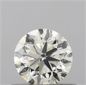 Natural Diamond 0.50 Carats, Round with Very Good Cut, J Color, VS1 Clarity and Certified by IGI