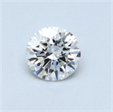 Natural Diamond 0.41 Carats, Round with Very Good Cut, G Color, VS2 Clarity and Certified by GIA