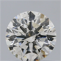 Natural Diamond 0.64 Carats, Round with Excellent Cut, H Color, SI2 Clarity and Certified by IGI