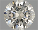 Natural Diamond 0.44 Carats, Round with Excellent Cut, I Color, VS2 Clarity and Certified by IGI