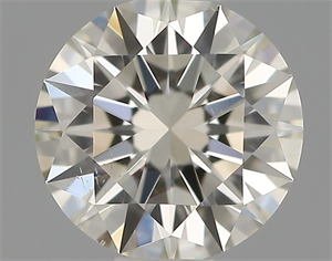 Picture of Natural Diamond 0.44 Carats, Round with Excellent Cut, I Color, VS2 Clarity and Certified by IGI