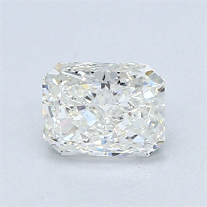 Picture of Natural Diamond 0.73 Carats, Radiant with  Cut, J Color, SI1 Clarity and Certified by GIA