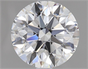 Natural Diamond 1.50 Carats, Round with Excellent Cut, E Color, VVS2 Clarity and Certified by GIA