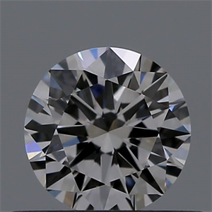 Picture of Natural Diamond 0.40 Carats, Round with Very Good Cut, F Color, VVS2 Clarity and Certified by GIA