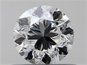 Natural Diamond 0.50 Carats, Round with Good Cut, I Color, VVS2 Clarity and Certified by GIA