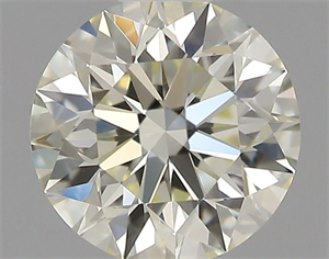 Picture of Natural Diamond 0.44 Carats, Round with Excellent Cut, K Color, VVS1 Clarity and Certified by IGI