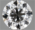 Natural Diamond 0.50 Carats, Round with Good Cut, G Color, I1 Clarity and Certified by GIA