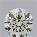 Natural Diamond 0.50 Carats, Round with Excellent Cut, I Color, VS2 Clarity and Certified by IGI