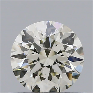 Picture of Natural Diamond 0.50 Carats, Round with Excellent Cut, I Color, VS2 Clarity and Certified by IGI